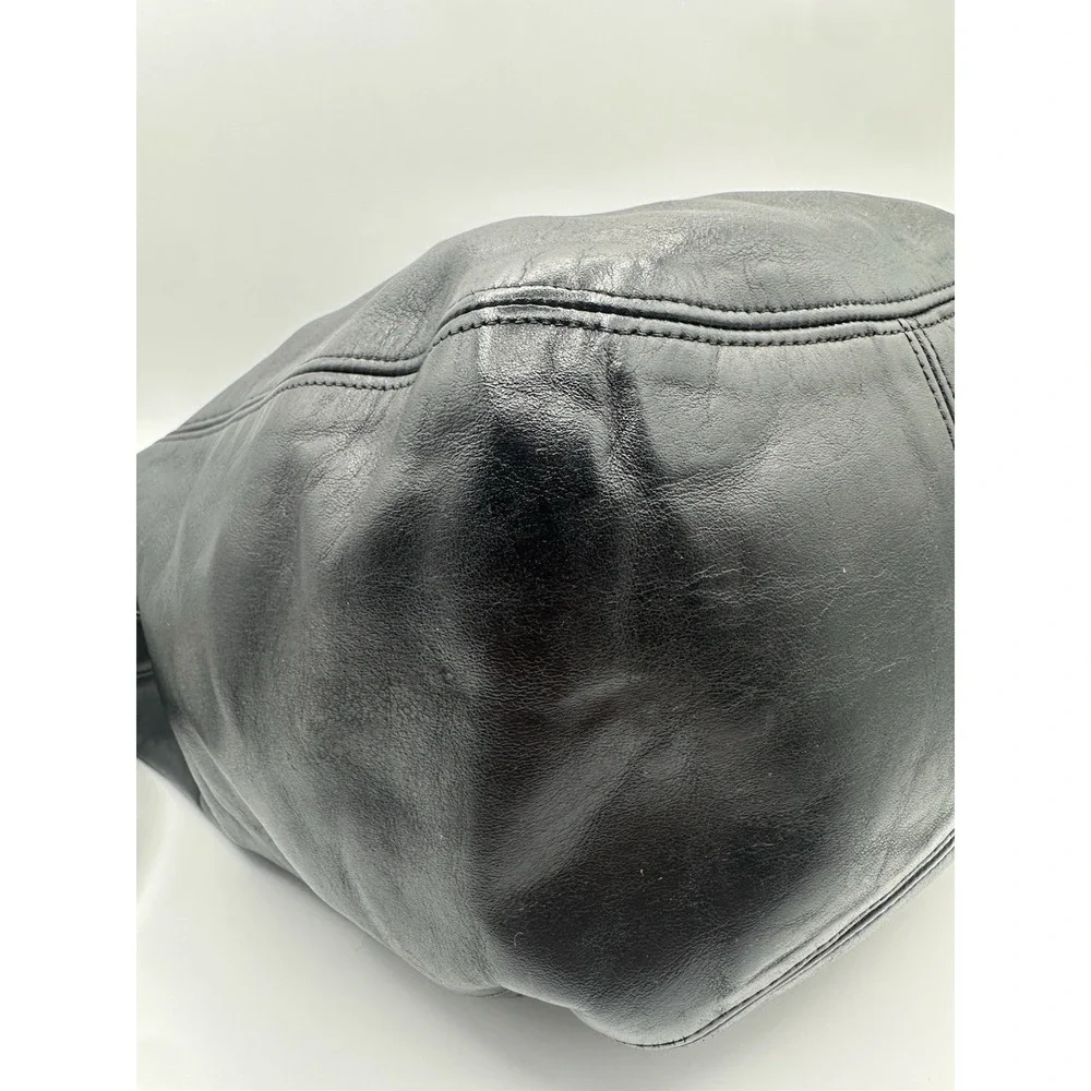 Vintage Coach Monterey Hobo Bag 0343-210 Black Leather Shoulder Purse USA